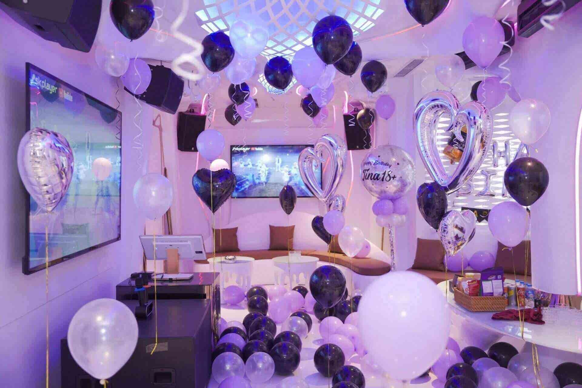 hỗ trợ trang trí sinh nhật tại T Bảo Bình KTV
