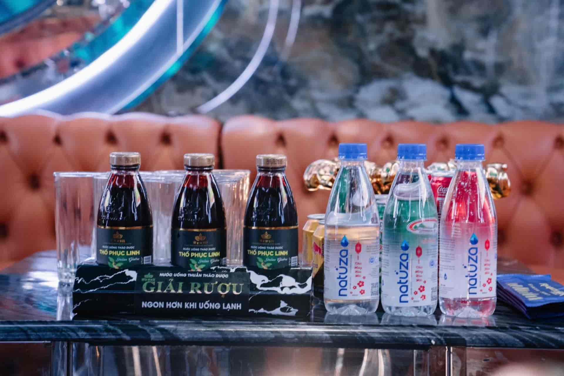 menu tại Karaoke Raptor KTV