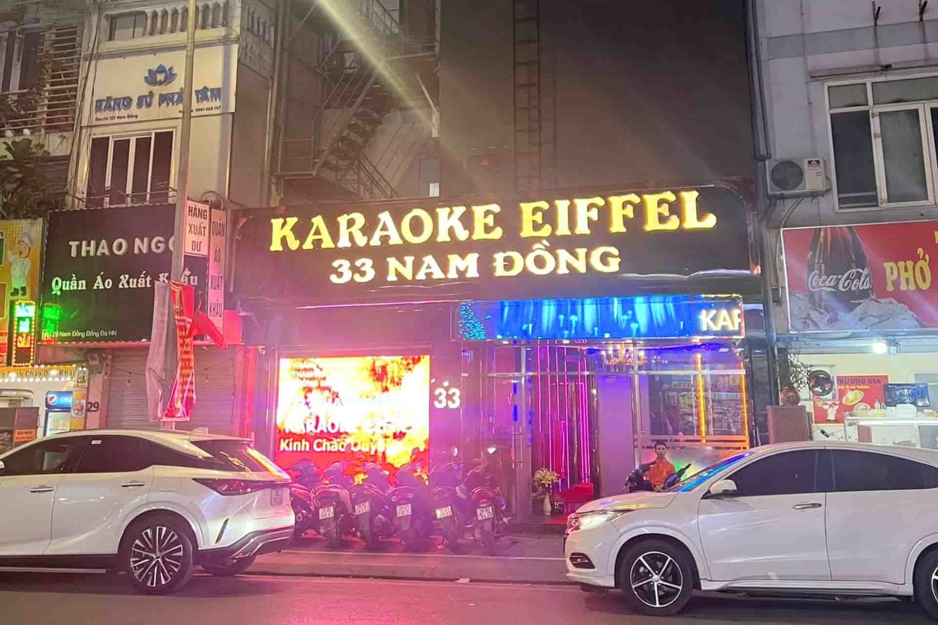 Vị trí Karaoke Eiffel tại số 33 phố Nam Đồng